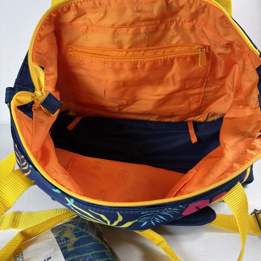 Royal Caribbean Blue Tropical Tote and Towel Set- Pre Owned Tote But New Towel